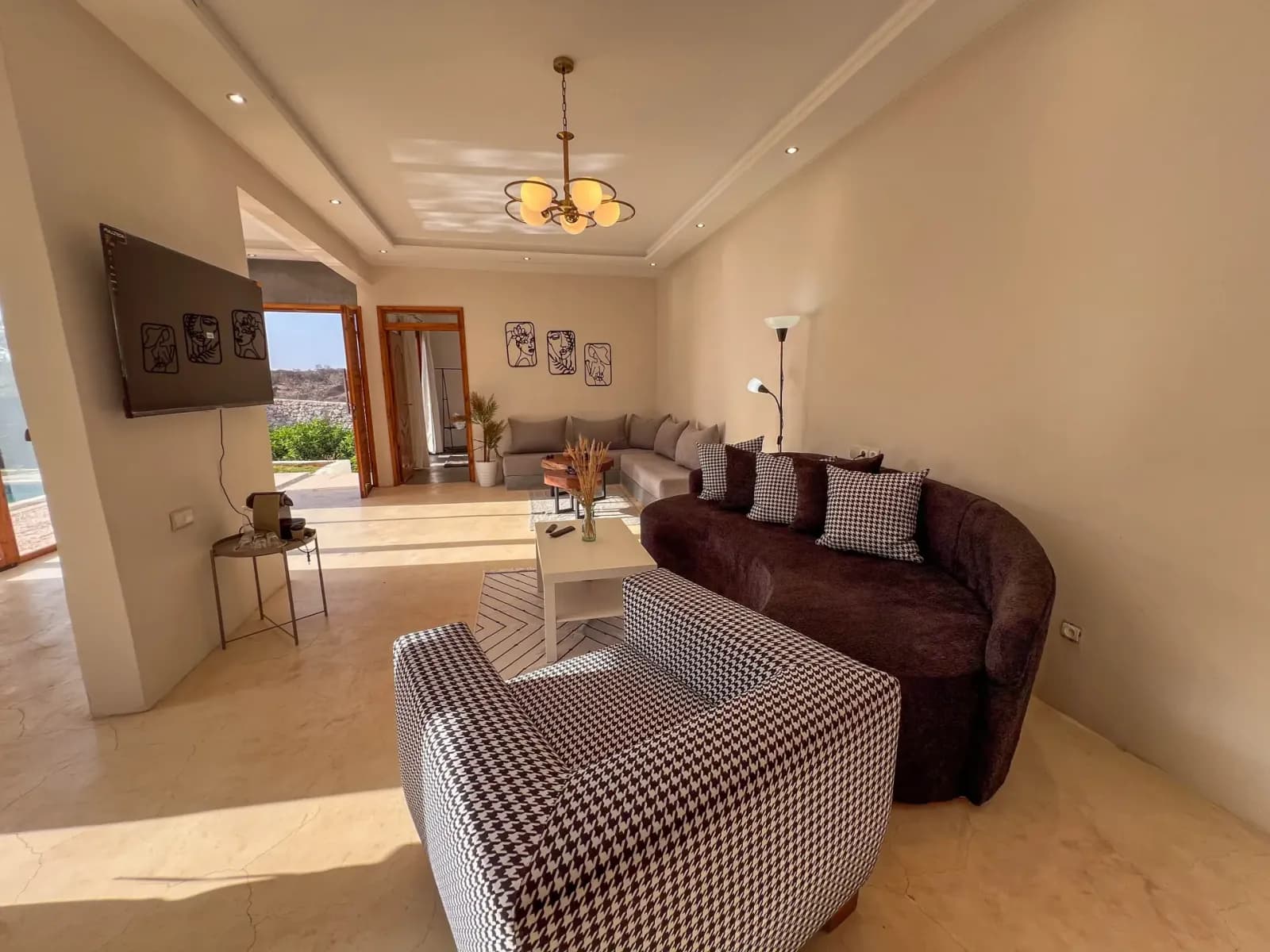Villa Amwaj vue extérieure hébergement kitesurf Essaouira
