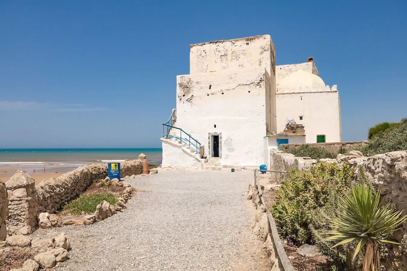 La plage de Sidi Kaouki, au sud d'Essaouira
